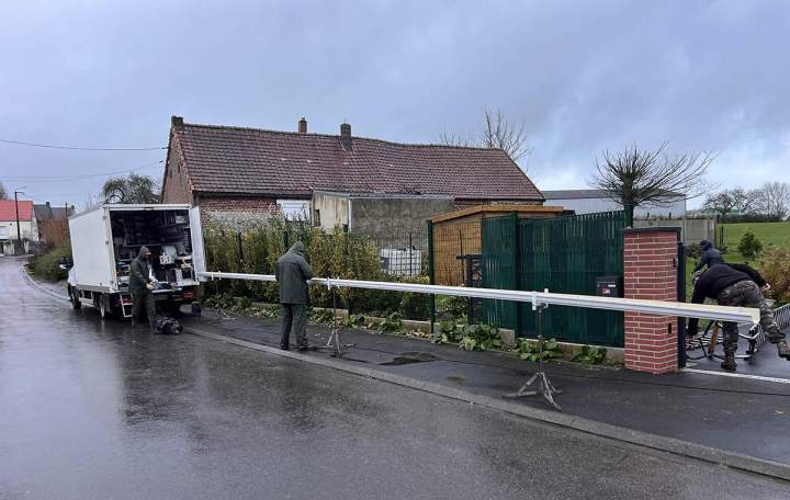 Pose de gouttière