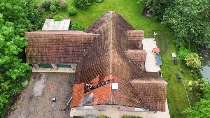 Vérification de toiture par drone Cambrai